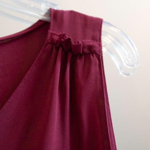 LOFT Raspberry Dressy Tank Top - Picture 2 of 10